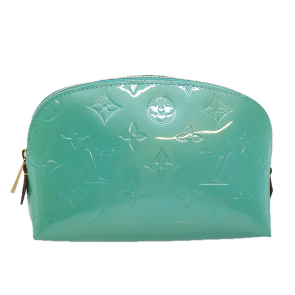 LOUIS VUITTON Monogram Vernis Pochette CosmeticPouch Tyu Luco Words Auth 91172V