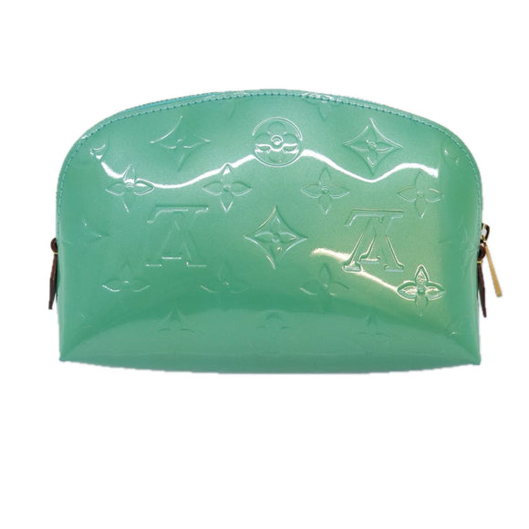 LOUIS VUITTON Monogram Vernis Pochette CosmeticPouch Tyu Luco Words Auth 91172AV
