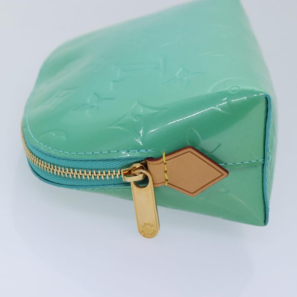 LOUIS VUITTON Monogram Vernis Pochette CosmeticPouch Tyu Luco Words Auth 91172V
