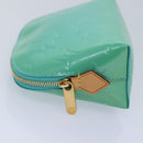 LOUIS VUITTON Monogram Vernis Pochette CosmeticPouch Tyu Luco Words Auth 91172AV-3
