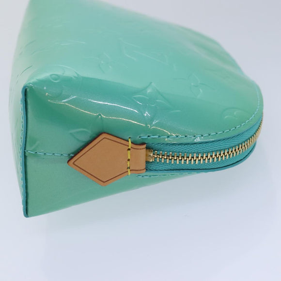 LOUIS VUITTON Monogram Vernis Pochette CosmeticPouch Tyu Luco Words Auth 91172AV