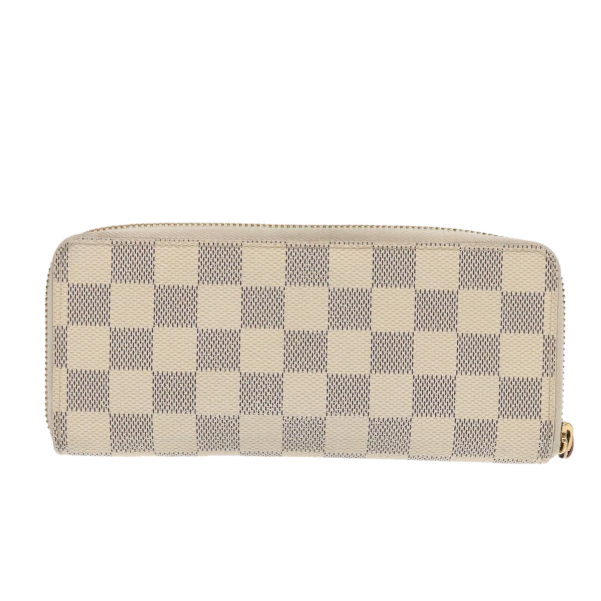 LOUIS VUITTON Damier Azur Portefeuille Clemence Long Wallet N61264 Auth 91180 - 0