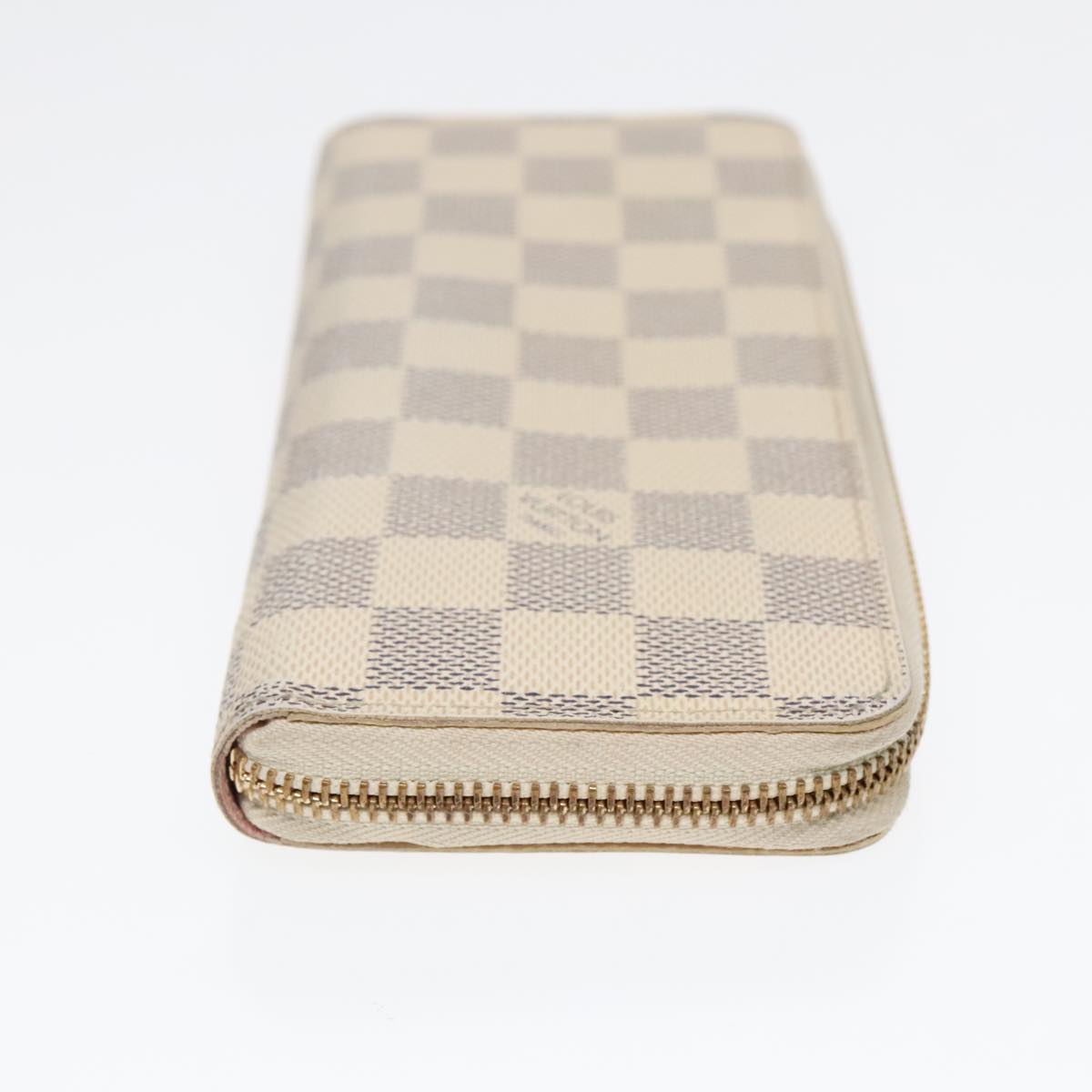 LOUIS VUITTON Damier Azur Portefeuille Clemence Long Wallet N61264 Auth 91180