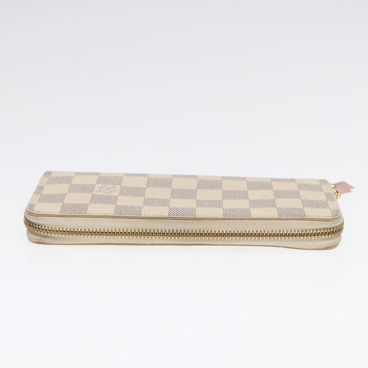 LOUIS VUITTON Damier Azur Portefeuille Clemence Long Wallet N61264 Auth 91180