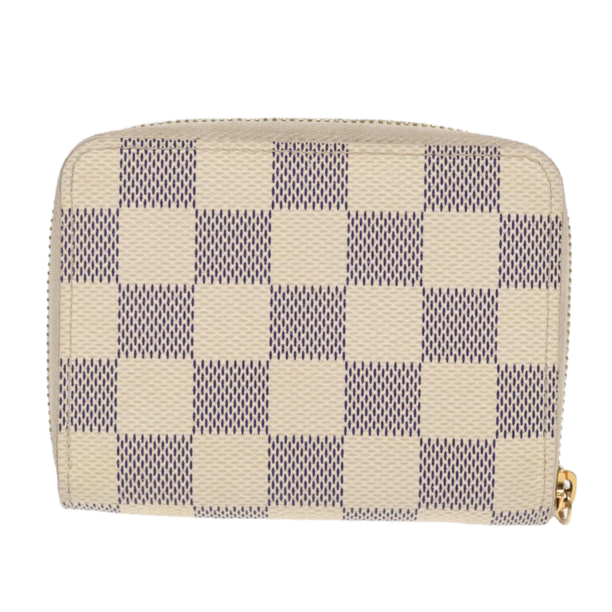 LOUIS VUITTON Damier Azur Zippy Coin Purse N60138 LV Auth 91185 - 0