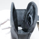 PRADA Neck Case Nylon Black Silver Auth 91191-17