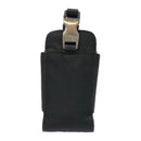 PRADA Neck Case Nylon Black Silver Auth 91191-2