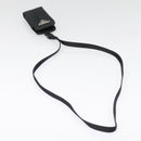 PRADA Neck Case Nylon Black Silver Auth 91191-5