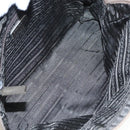 PRADA Hand Bag Nylon Khaki Silver Auth 91246-11