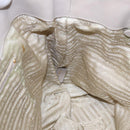 PRADA Chain Quilted Shoulder Bag Nylon Beige Gold Auth 91253-21