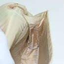 PRADA Shoulder Bag Leather White Silver Auth 91257-22