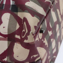 BURBERRY Nova Check Tote Bag PVC Beige Silver Auth 91267-16