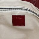 BURBERRY Nova Check Tote Bag PVC Beige Silver Auth 91267-17