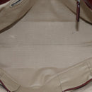 BURBERRY Nova Check Shopper PVC Beige Zilver Auth 91267-11