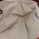 BURBERRY Nova Check Tote Bag PVC Beige Silver Auth 91267-19