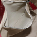 BURBERRY Nova Check Tote Bag PVC Beige Silver Auth 91267-20