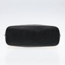 BURBERRY Nova Check Shoulder Bag Canvas Leather Beige Black Silver Auth 91272-5