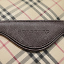 BURBERRY Nova Check Shoulder Bag Canvas Leather Beige Brown Auth 91275-17