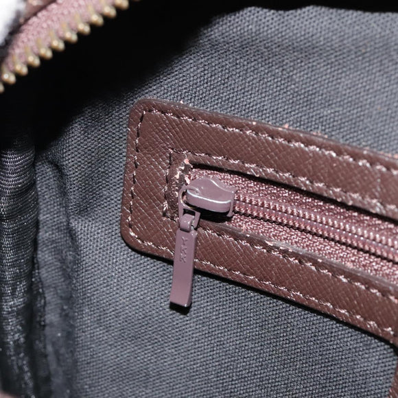 BURBERRY Nova Check Shoulder Bag Canvas Leather Beige Brown Auth 91275