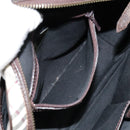 BURBERRY Nova Check Shoulder Bag Canvas Leather Beige Brown Auth 91275-23