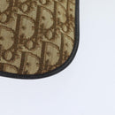 Christian Dior Trotter Canvas Shoulder Bag Beige Auth 91283-15