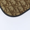 Christian Dior Trotter Canvas Shoulder Bag Beige Auth 91283-16