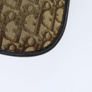 Christian Dior Trotter Canvas Shoulder Bag Beige Auth 91283-17