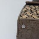 Salvatore Ferragamo Hand Bag Cork 144/500 2way Brown Auth 91289SV-15