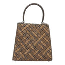 Salvatore Ferragamo Hand Bag Cork 144/500 2way Brown Auth 91289SV-2