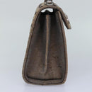 Salvatore Ferragamo Hand Bag Cork 144/500 2way Brown Auth 91289SV-3