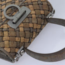 Salvatore Ferragamo Hand Bag Cork 144/500 2way Brown Auth 91289SV-6
