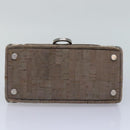 Salvatore Ferragamo Hand Bag Cork 144/500 2way Brown Auth 91289SV-5
