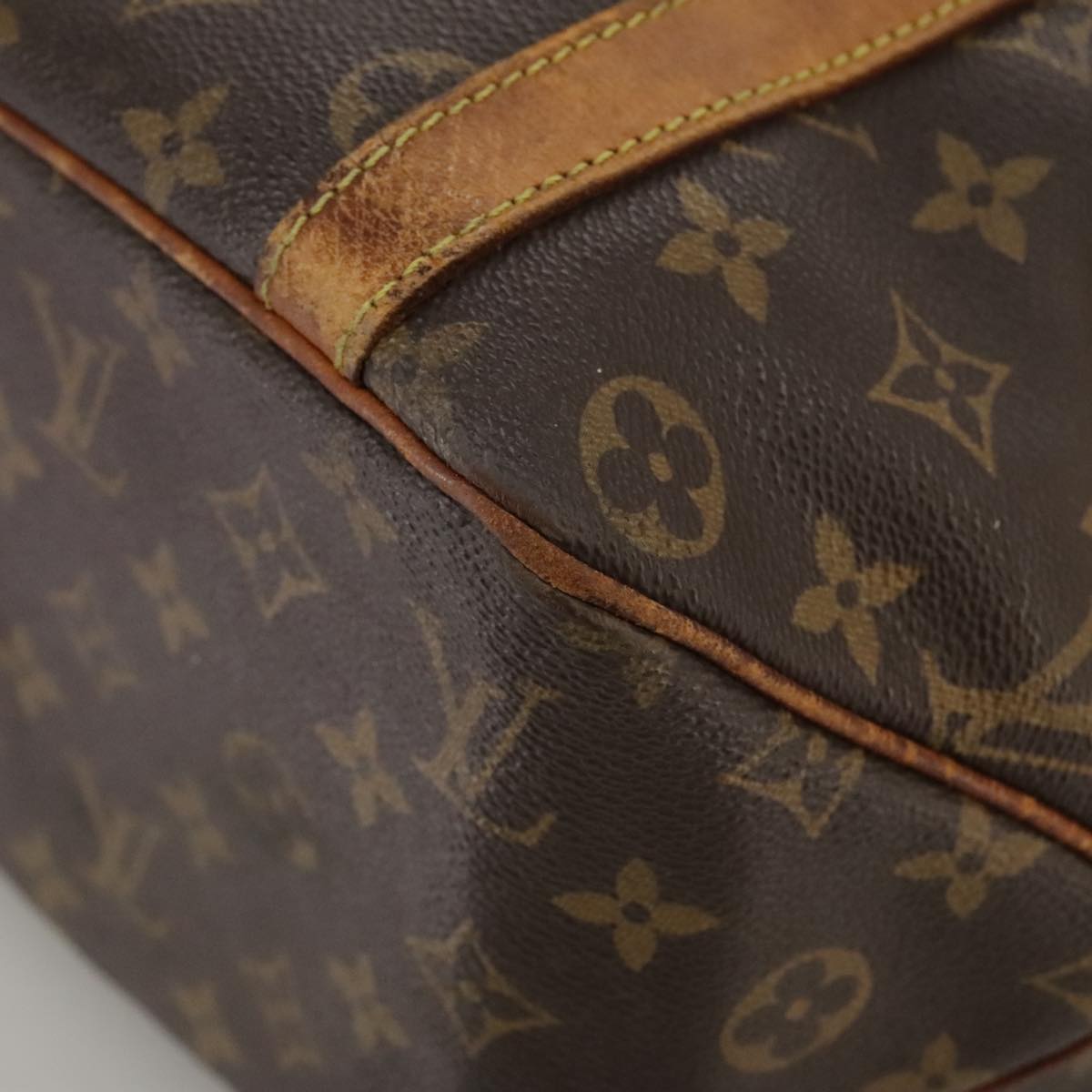 LOUIS VUITTON Monogram Sac Shopping Tote Bag M51108 LV Auth 91329