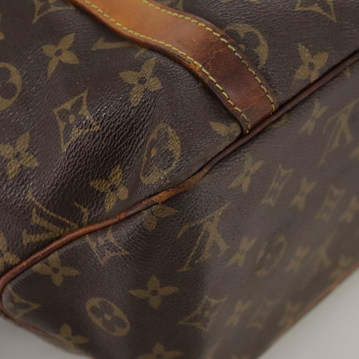 LOUIS VUITTON Monogram Sac Shopping Tote Bag M51108 LV Auth 91329