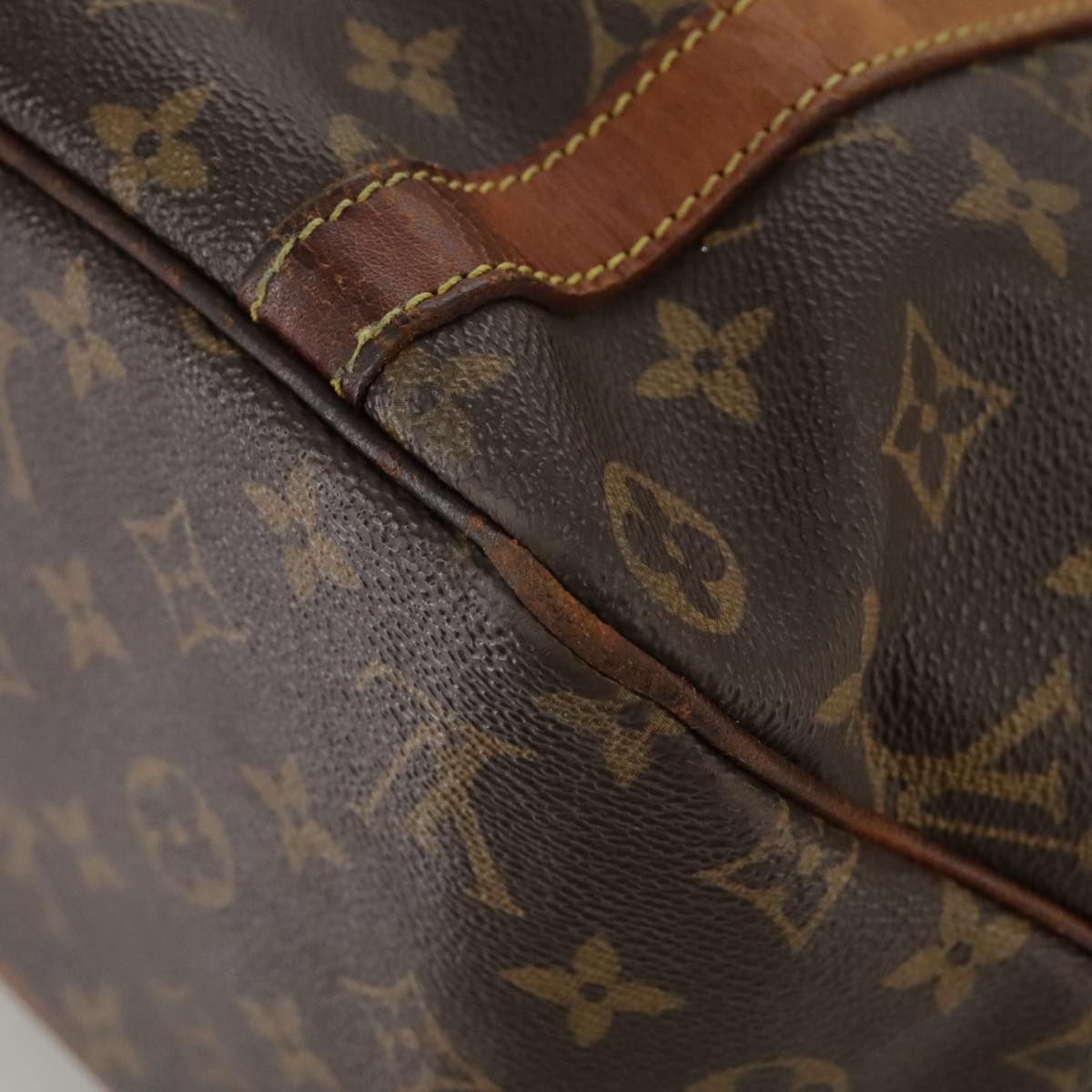 LOUIS VUITTON Monogram Sac Shopping Tote Bag M51108 LV Auth 91329