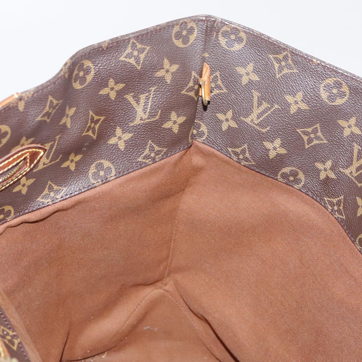 LOUIS VUITTON Monogram Sac Shopping Tote Bag M51108 LV Auth 91329