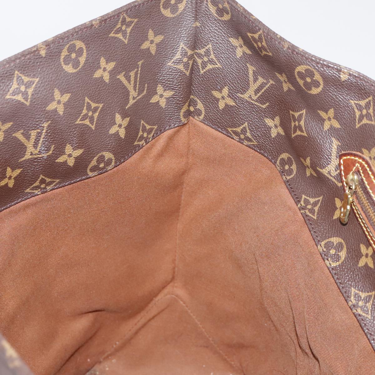 LOUIS VUITTON Monogram Sac Shopping Tote Bag M51108 LV Auth 91329