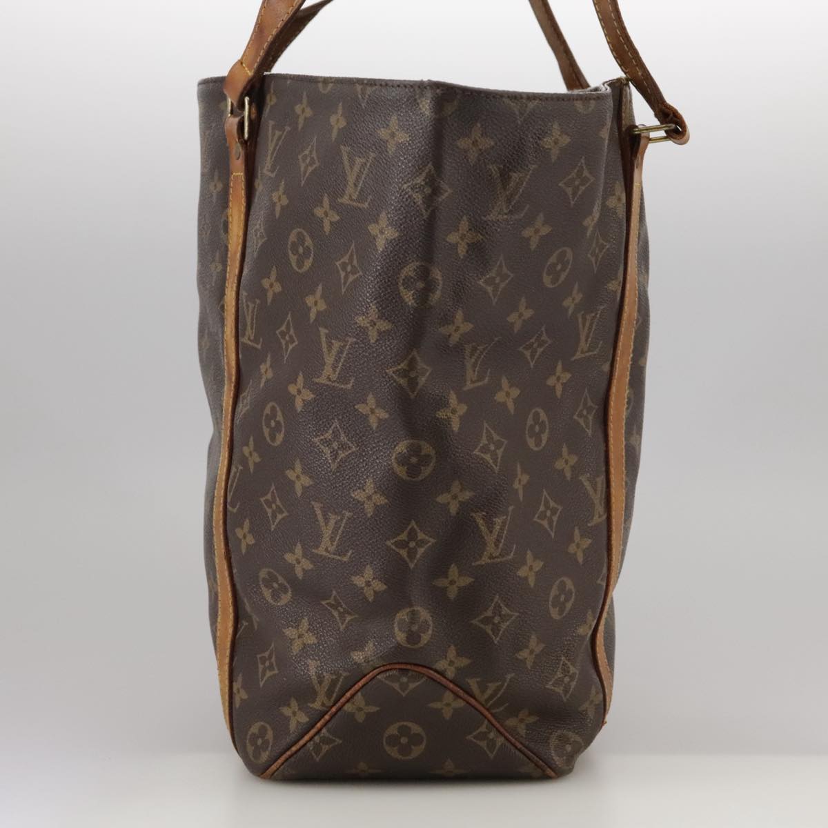 LOUIS VUITTON Monogram Sac Shopping Tote Bag M51108 LV Auth 91329