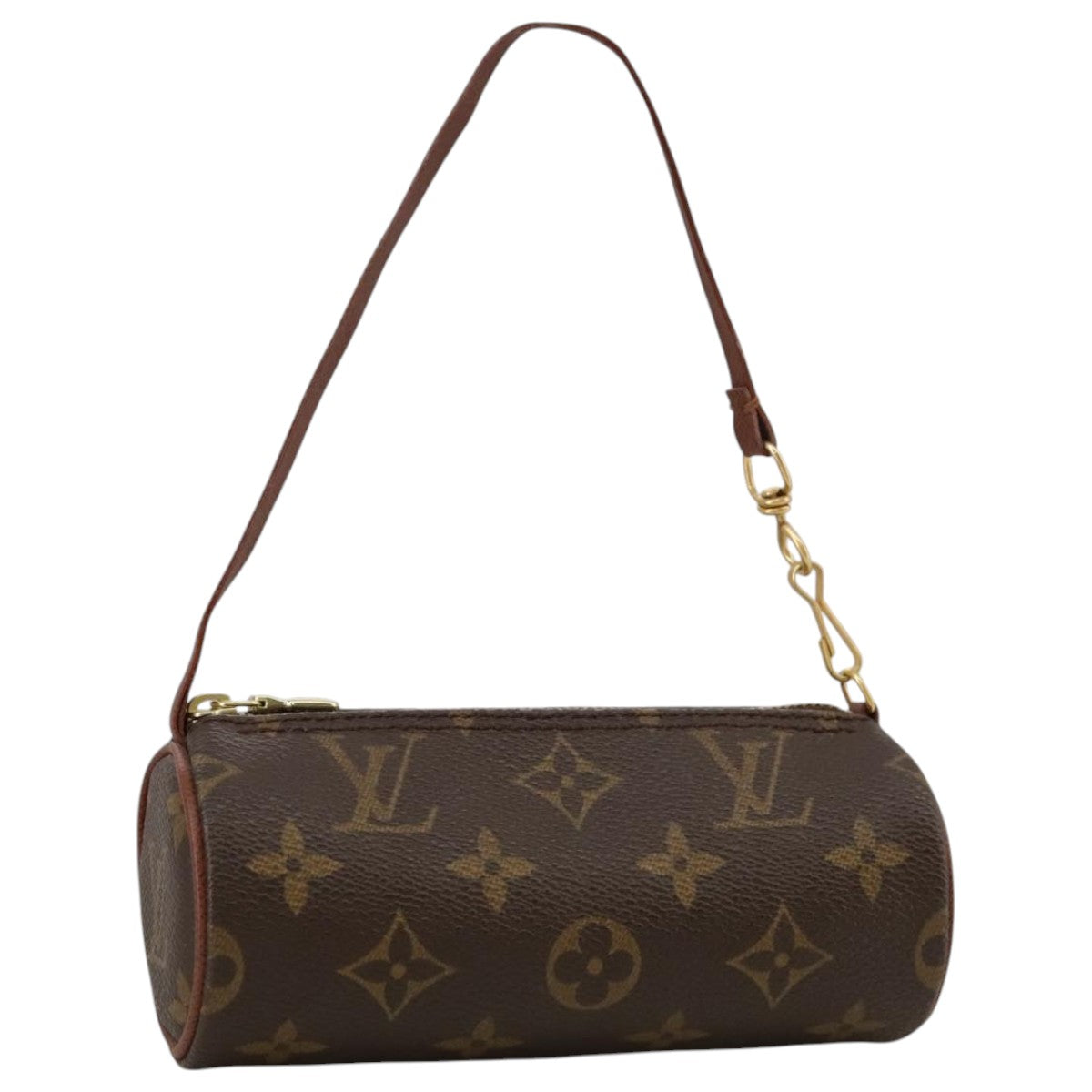 LOUIS VUITTON Monogram Papillon Pouch LV Auth 91333