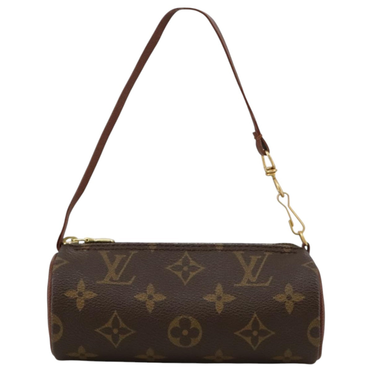 LOUIS VUITTON Monogram Papillon Pouch LV Auth 91333