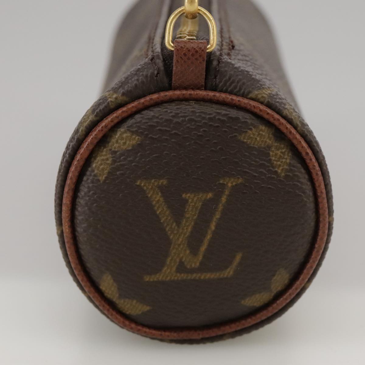 LOUIS VUITTON Monogram Papillon Pouch LV Auth 91333