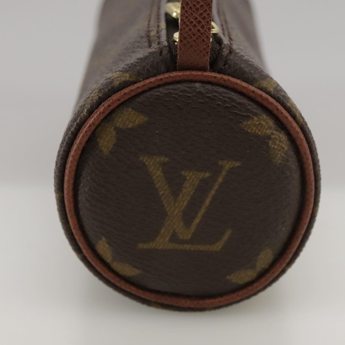 LOUIS VUITTON Monogram Papillon Pouch LV Auth 91333