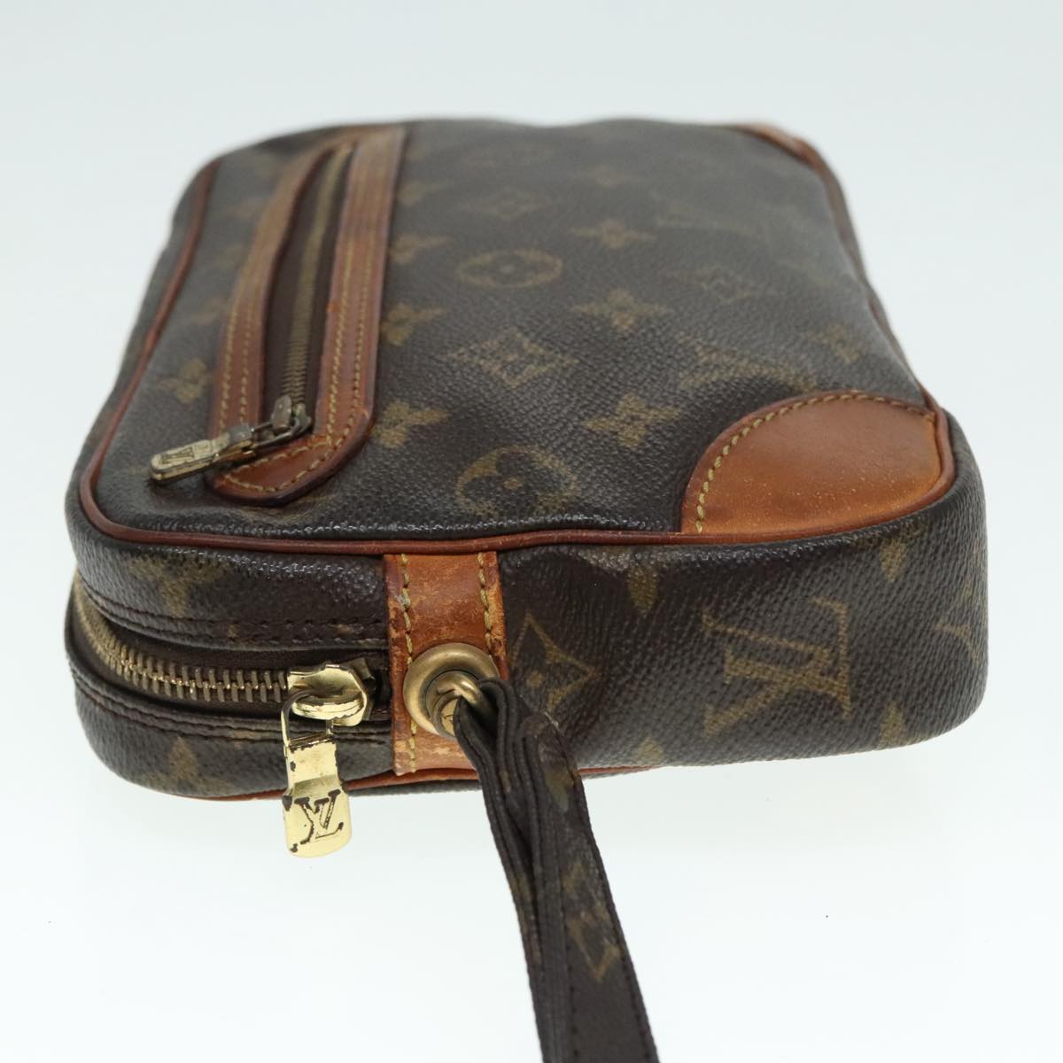 LOUIS VUITTON Monogram Marly Dragonne GM Clutch Bag M51825 LV Auth 91355