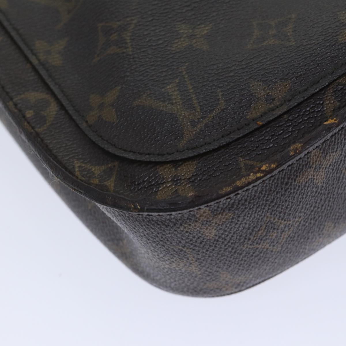 LOUIS VUITTON Monogram Saint Cloud GM Shoulder Bag M51242 LV Auth 91362