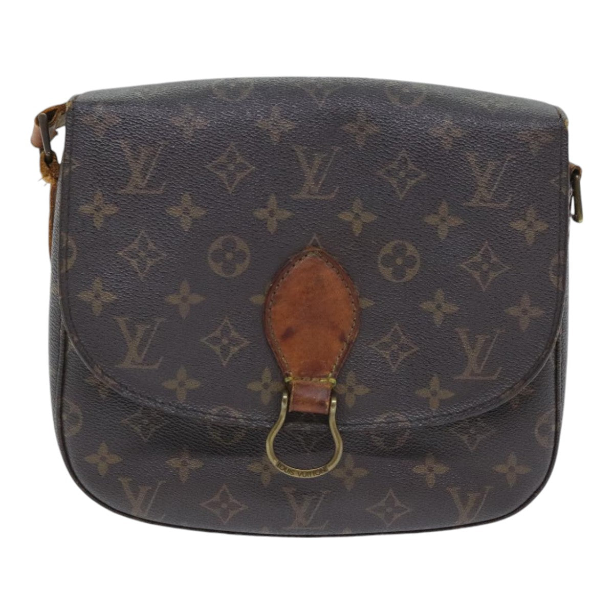 LOUIS VUITTON Monogram Saint Cloud GM Shoulder Bag M51242 LV Auth 91362