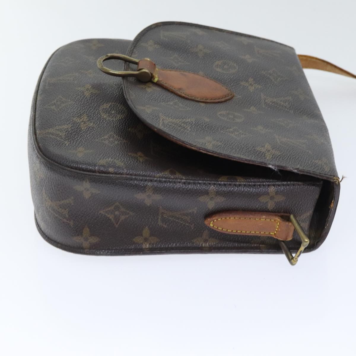 LOUIS VUITTON Monogram Saint Cloud GM Shoulder Bag M51242 LV Auth 91362