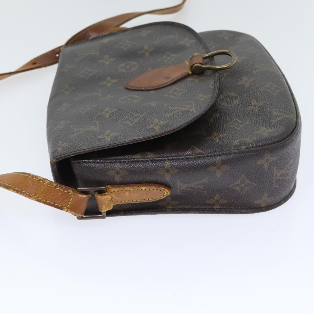 LOUIS VUITTON Monogram Saint Cloud GM Shoulder Bag M51242 LV Auth 91362