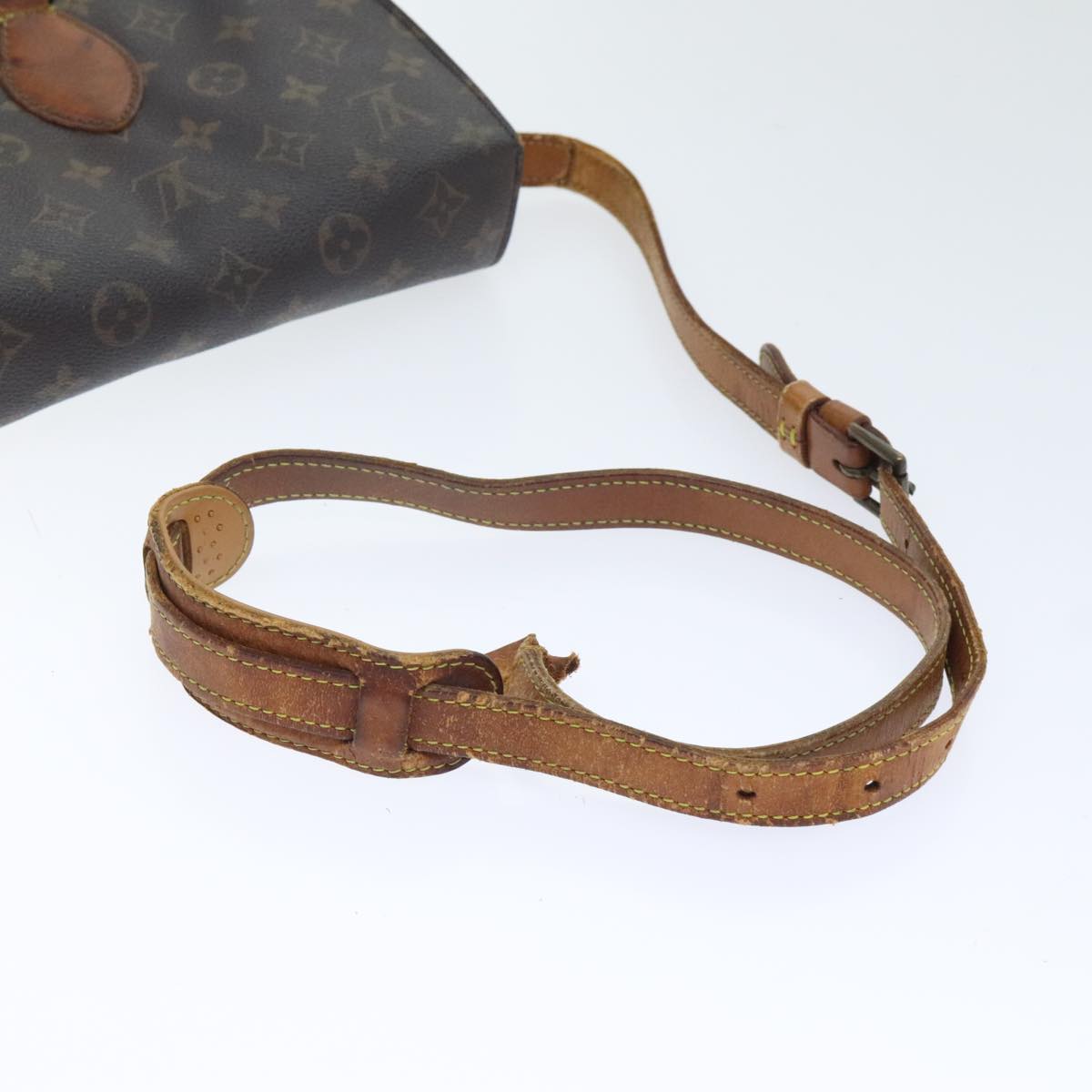 LOUIS VUITTON Monogram Saint Cloud GM Shoulder Bag M51242 LV Auth 91362