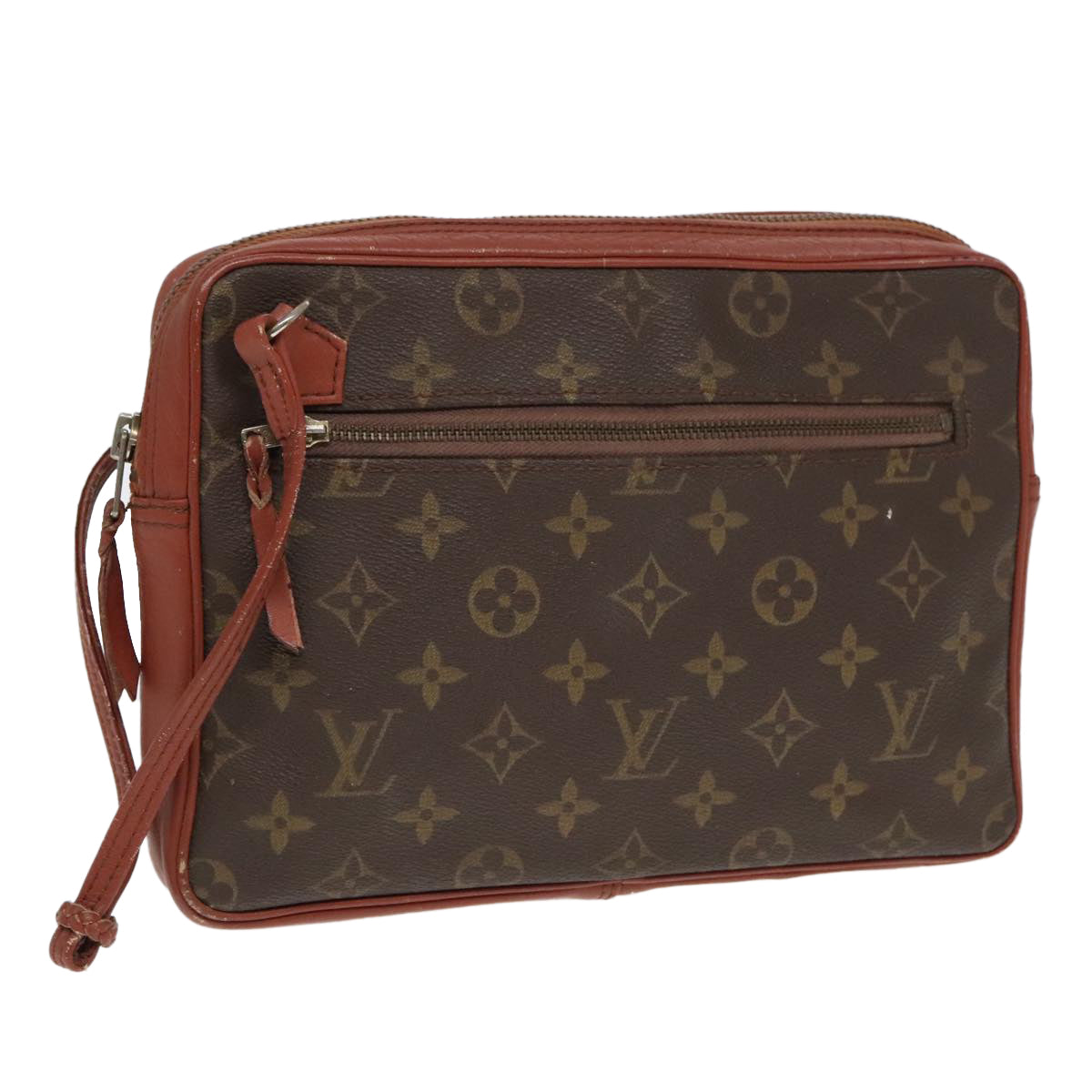 LOUIS VUITTON Monogram Pochette Sports Clutch Bag No.183 LV Auth 91365