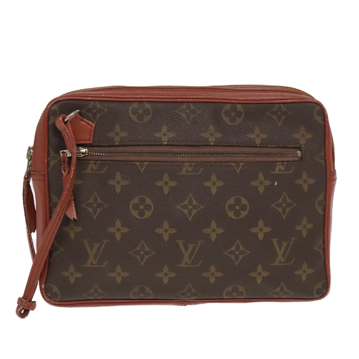 LOUIS VUITTON Monogram Pochette Sports Clutch Bag No.183 LV Auth 91365